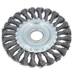 SZCZOTKA TARCZOWA DRUCIANA 125 MM DRUT SKRĘCANY