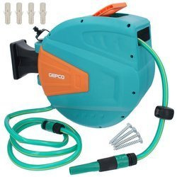 WĄŻ ZWIJANY PRZEWÓD WĄŻ OGRODOWY 20M NA BĘBNIE PCV