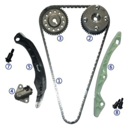 ZESTAW ROZRZĄDU ŁAŃCUCHA SMART FORTWO CABRIO  1.0