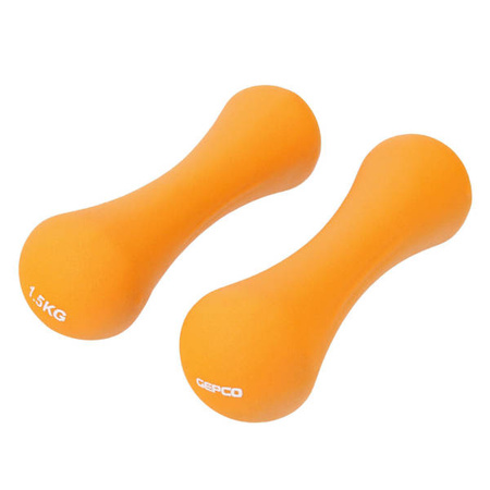 HANTELKI ZESTAW HANTLI CIĘŻARKI NEOPRENOWE 2 x 1KG