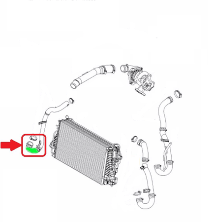 ODMA RURA WĄŻ PRZEWÓD TURBO VW 1.9 TDi 028145838