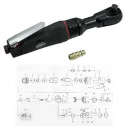 PNEUMATYCZNY KLUCZ ZAPADKOWY GRZECHOTKA 1/2"