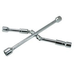 KLUCZ DO KOŁA KÓŁ SAMOCHODOWYCH SKŁADANY KRZYŻAK