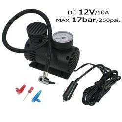 KOMPRESOR SAMOCHODOWY SPRĘŻARKA 3 KOŃCÓWKI 12V