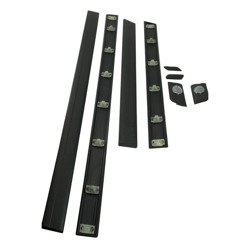 LISTWA LISTWY DRZWI GÓRNE KPL 8 SZT. AUDI 100 A6