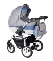 WÓZEK DZIECIĘCY GŁĘBOKO SPACEROWY MIAMI 3 W 1