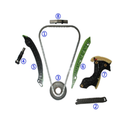 ZESTAW ŁAŃCUCHA ROZRZĄDU MERCEDES C E KLASA SLK