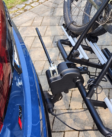 BAGAŻNIK ROWEROWY 2 ROWERY ELEKTRYCZNE PLATFORMA EBIKE
