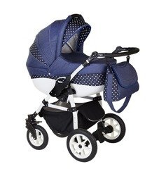 WÓZEK DZIECIĘCY GŁĘBOKO SPACEROWY MIAMI 3 W 1