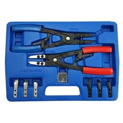 SZCZYPCE DO PIERŚCIENI ZACISKOWYCH 7-44 MM ZESTAW