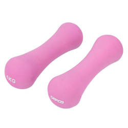 HANTELKI ZESTAW HANTLI CIĘŻARKI NEOPRENOWE 2 x 1KG