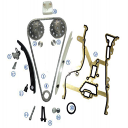 ZESTAW ŁAŃCUCHA ROZRZĄDU OPEL AGILA CORSA ASTRA