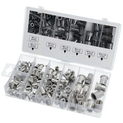 ZESTAW NITONAKRĘTEK 155 SZT.  NITONAKRĘTKA M3-M12