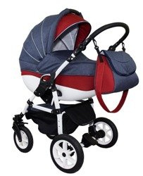 WÓZEK DZIECIĘCY GŁĘBOKO SPACEROWY MIAMI 3 W 1