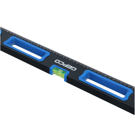 POZIOMNICA ALUMINIOWA 120CM Z MAGNESEM 3 POZIOMY